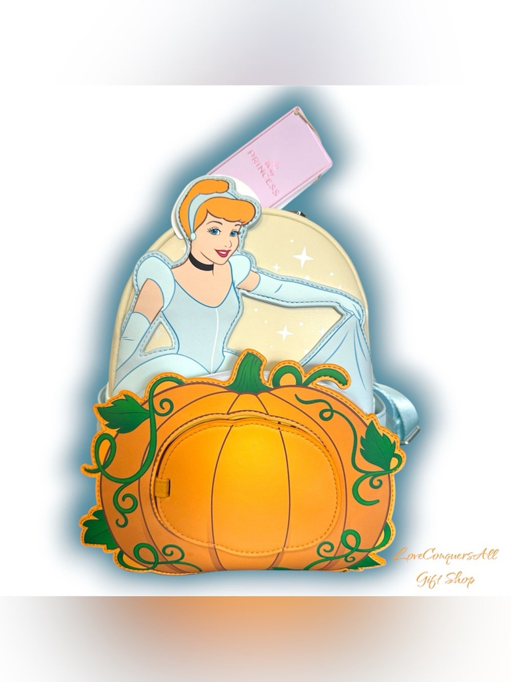 Loungefly Disney Princess Cinderella Ballgown Pumpkin Mice Mini Backpack